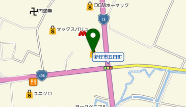 紳士服コナカ 新庄イオンタウン店の地図画像