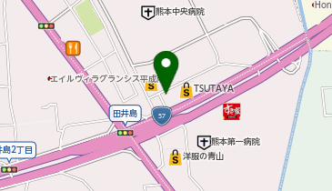 紳士服コナカ 熊本浜線店の地図画像