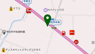 紳士服コナカ 宇佐店の地図画像