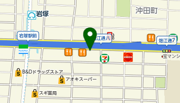 ブロンコビリー 岩塚店の地図画像