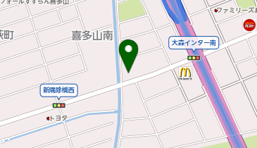 ブロンコビリー 大森インター店の地図画像