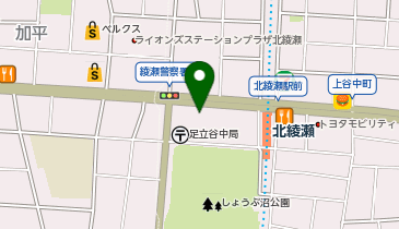 ブロンコビリー 北綾瀬店の地図画像