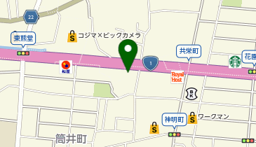 ブロンコビリー 沼津バイパス店の地図画像