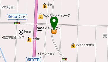 ブロンコビリー 豊田元宮店の地図画像