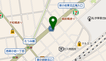 ブロンコビリー 新小岩店の地図画像