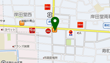 ブロンコビリー 東大阪岸田堂店の地図画像