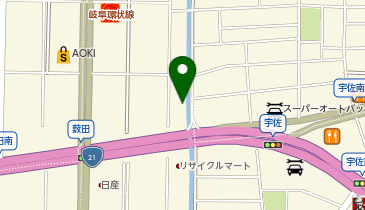 ブロンコビリー 岐阜薮田店の地図画像