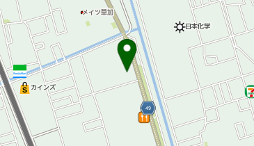 ブロンコビリー 草加松原店の地図画像