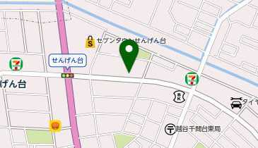 カーテンじゅうたん王国 せんげん台店の地図画像