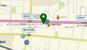 カーテンじゅうたん王国 府中店の地図画像