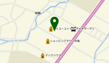 ダイユーエイト 新潟中条店の地図画像