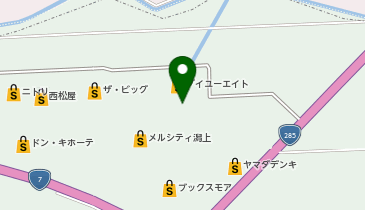 ダイユーエイト 秋田潟上店の地図画像