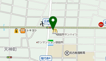 キクチメガネ 御器所店の地図画像