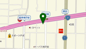 キクチメガネ 岐阜県庁前店の地図画像