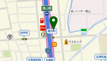 キクチメガネ 豊山店の地図画像