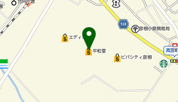 キクチメガネ 彦根ビバシティ店の地図画像
