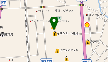キクチメガネ イオンモール東浦店の地図画像