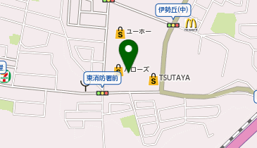 ハローズ 伊勢丘店の地図画像