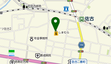 ハローズ 佐古店の地図画像