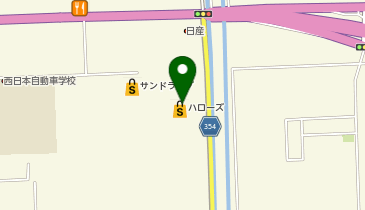 ハローズ 宇部店の地図画像