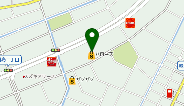 ハローズ 連島店の地図画像