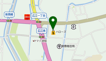 ハローズ 広江店の地図画像