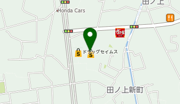 ハローズ 田ノ上店の地図画像