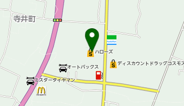 ハローズ 仏生山店の地図画像