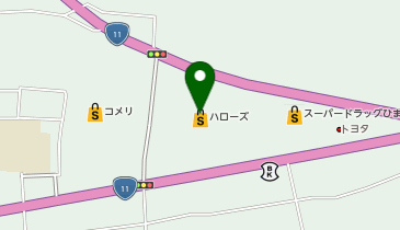 ハローズ 西条飯岡店の地図画像