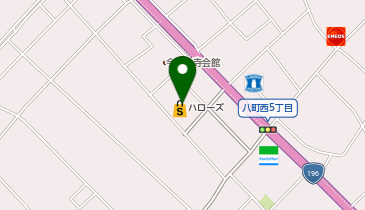 ハローズ 中寺店の地図画像