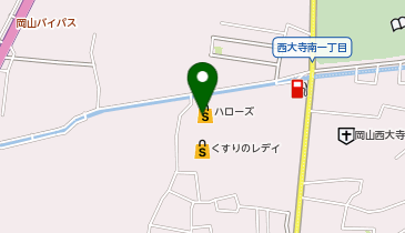 ハローズ 西大寺店の地図画像