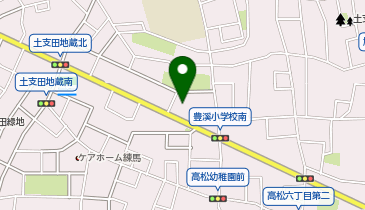 オーケー 土支田店の地図画像