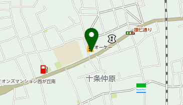 オーケー 十条店の地図画像