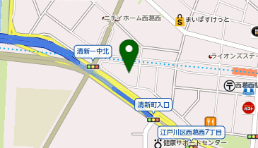 オーケー 西葛西店の地図画像