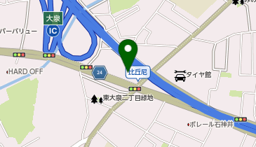 オーケー大泉インター店の地図画像