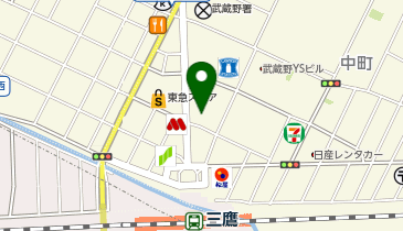 オーケー 三鷹北口店の地図画像