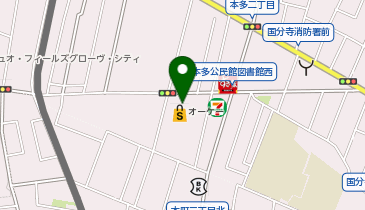 オーケー 国分寺店の地図画像