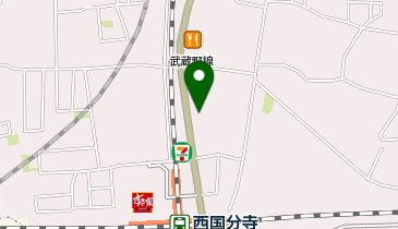 オーケー 西国分寺店の地図画像