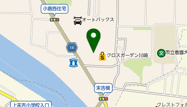 オーケー 川崎小倉店の地図画像