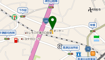 オーケー 溝ノ口店の地図画像