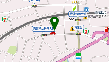 オーケー 青葉台店の地図画像