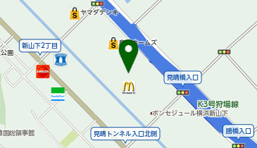 オーケー 新山下店の地図画像