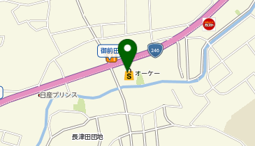 オーケー 長津田店の地図画像