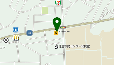 オーケー 辻堂店の地図画像