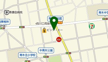 オーケー 川口中青木店の地図画像