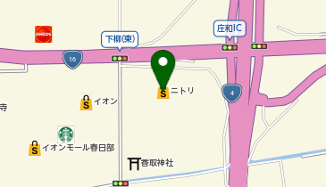 オーケー春日部店の地図画像