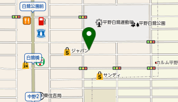 オーケー今川店の地図画像