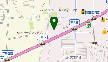 オーケー高槻赤大路店の地図画像