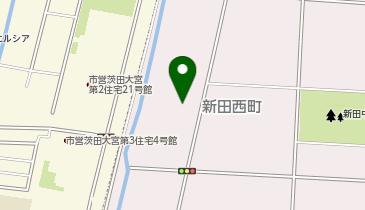 オーケー大東新田西町店の地図画像