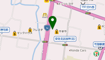 メガネの田中 可部店の地図画像